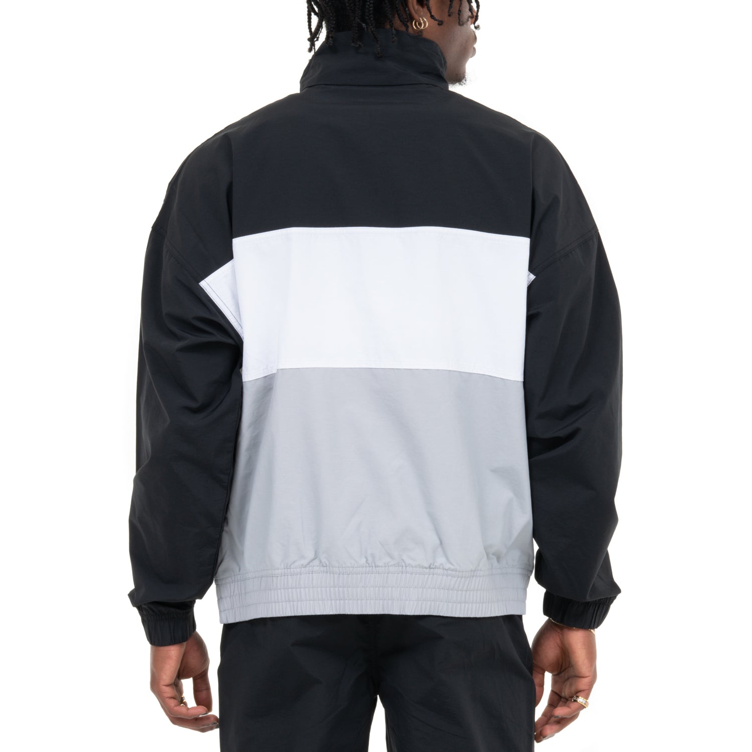 Pro Club Men's Comfort Tri-Color Quarter Zip Track Jacket