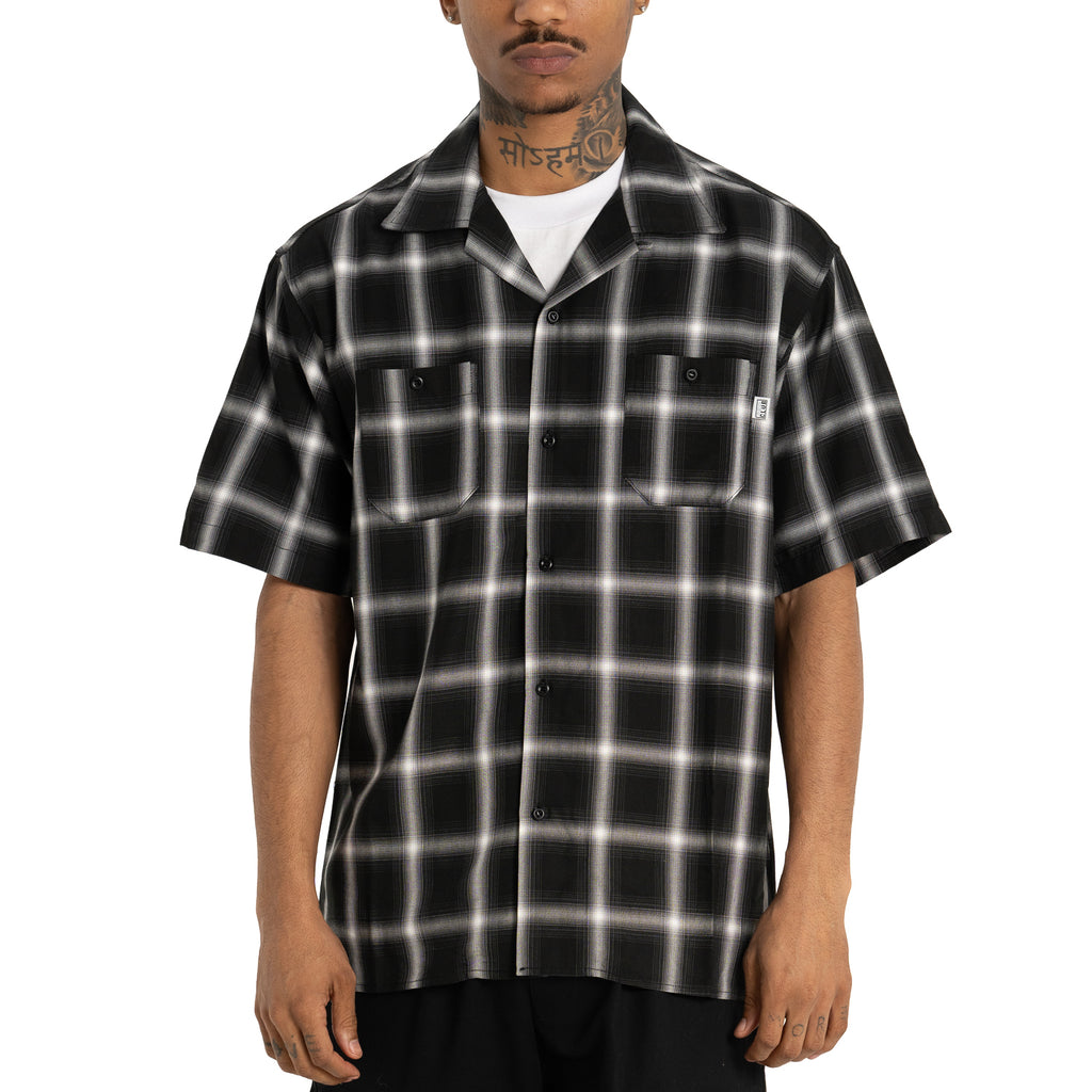 Pro Club Men's Comfort Ombre Checker Short Sleeve Shirt