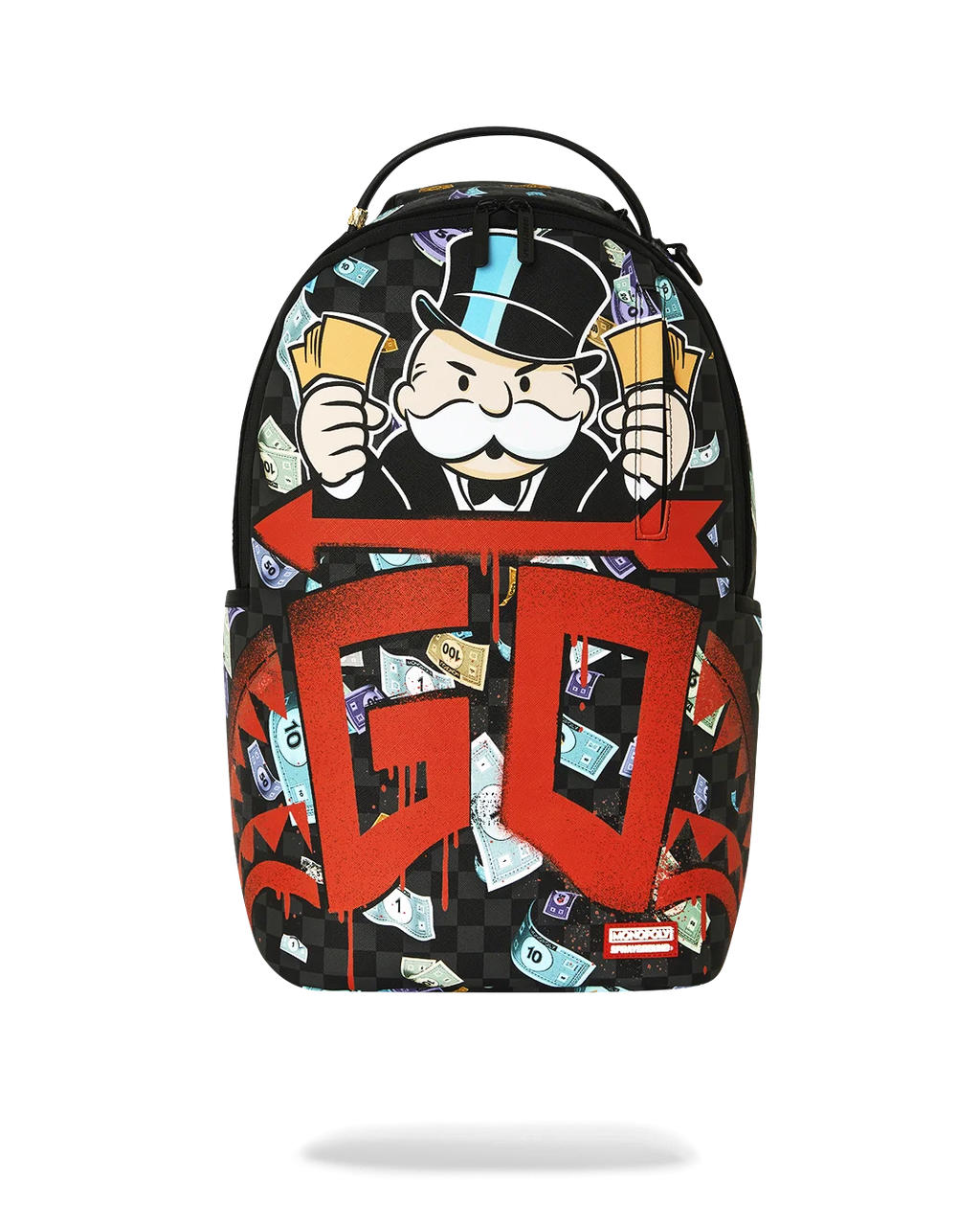 Sprayground Monopoly Time to Go Backpack