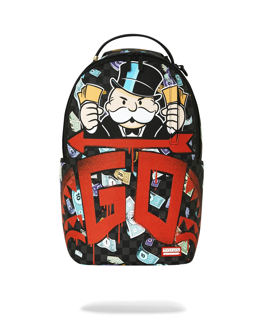 Sprayground Monopoly Time to Go Backpack