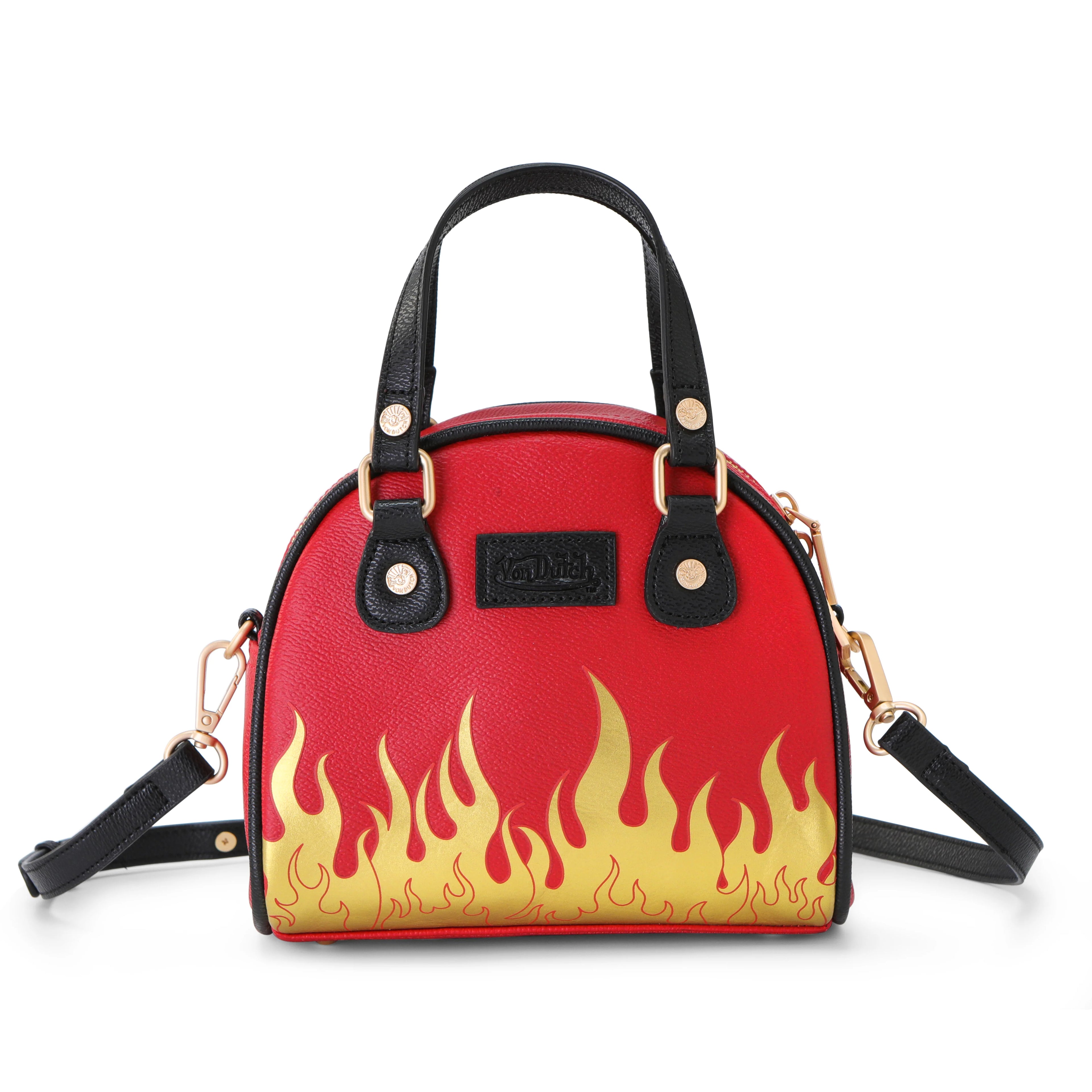 Von Dutch Red Flames Bowling Bag