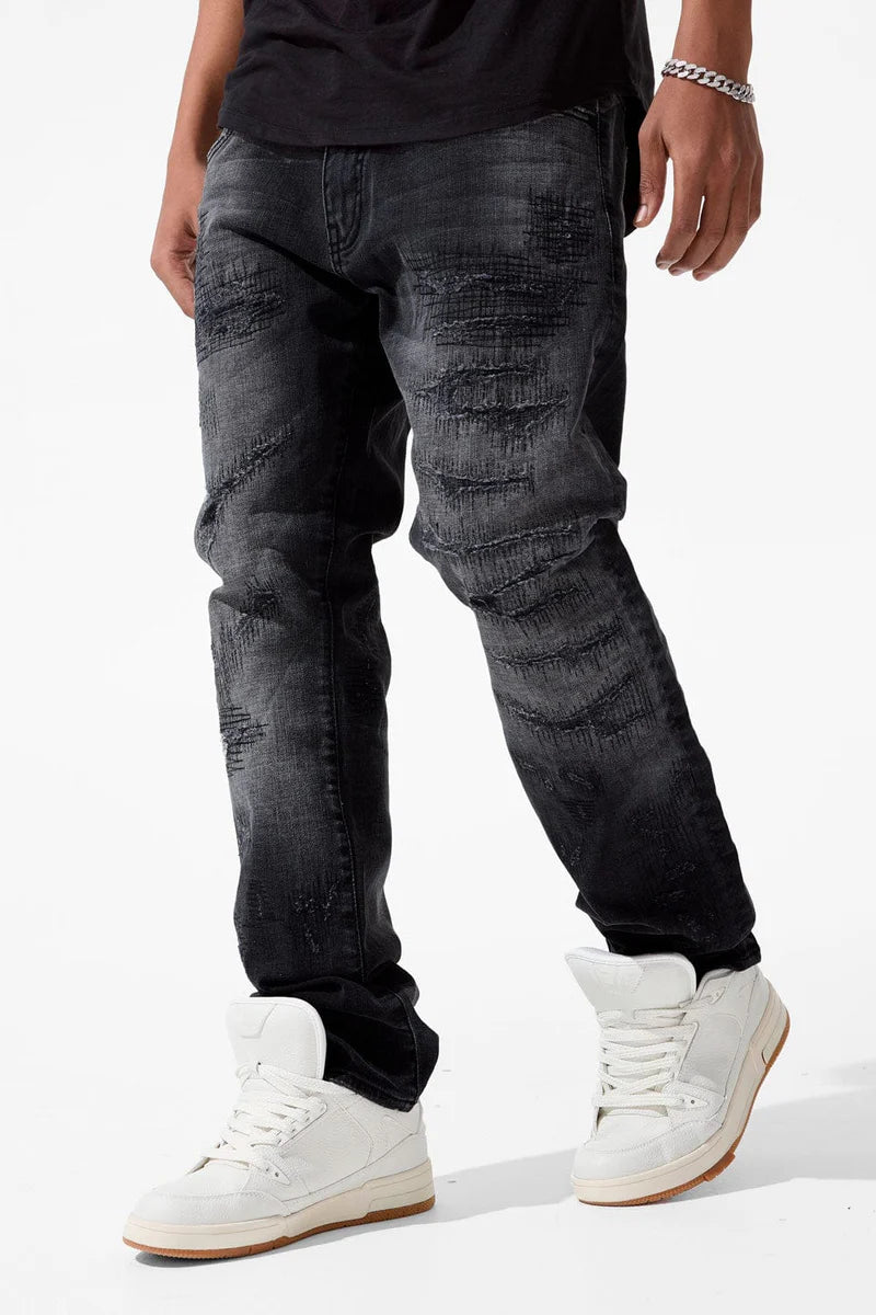 Jordan Craig Straight Fit Collin Jeans - Black Shadow