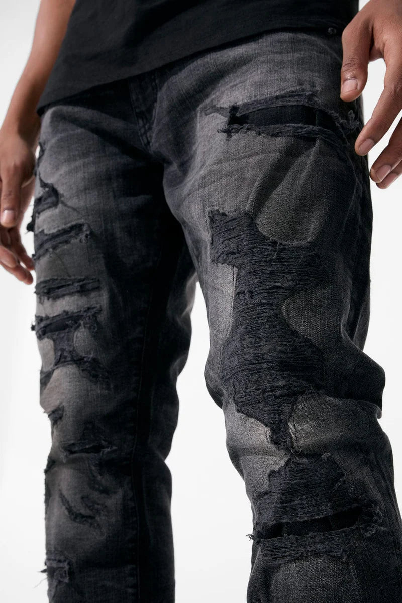 Jordan Craig Straight Fit Collin Jeans - Black Widow
