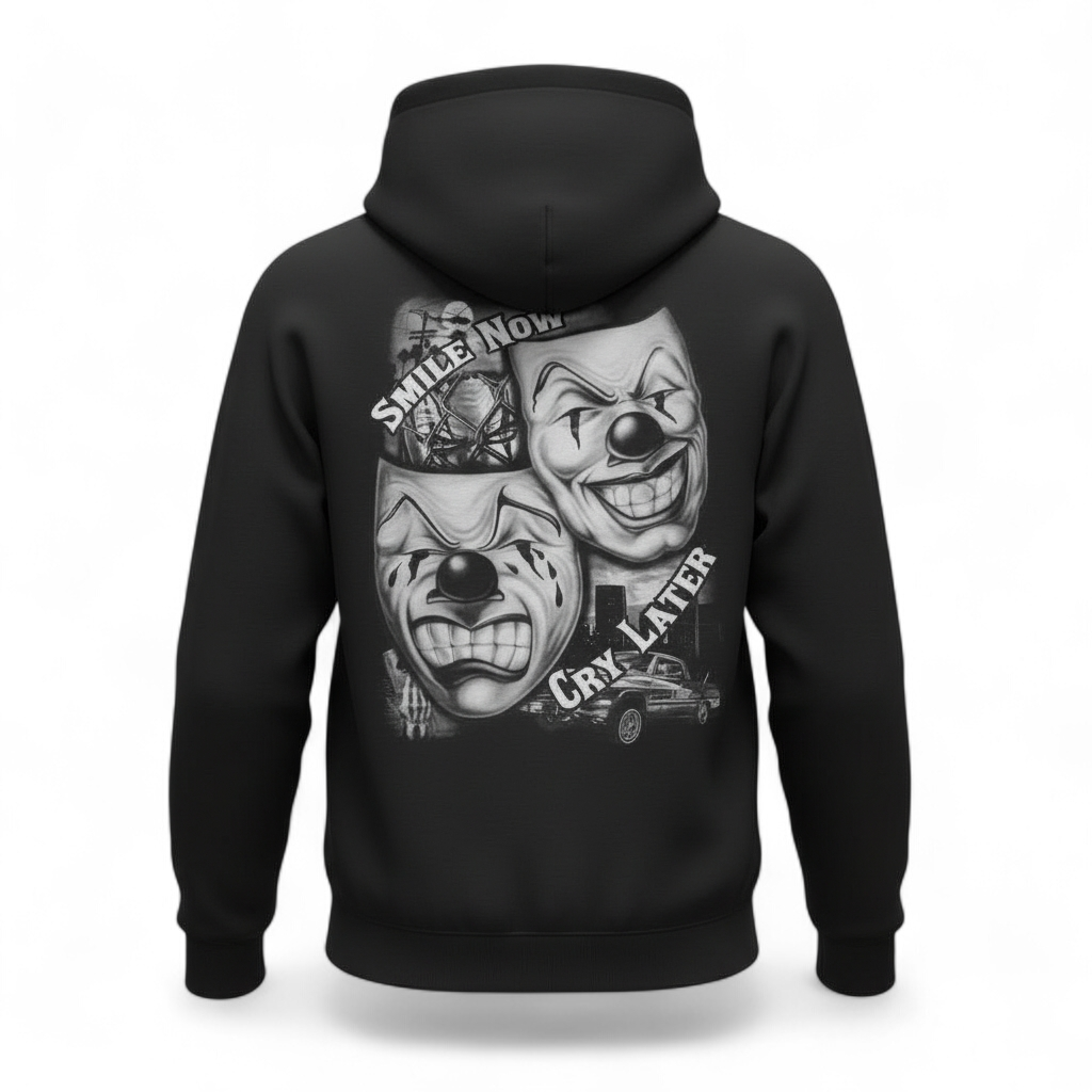 Smile Now, Cry Later Graphic Hoodie