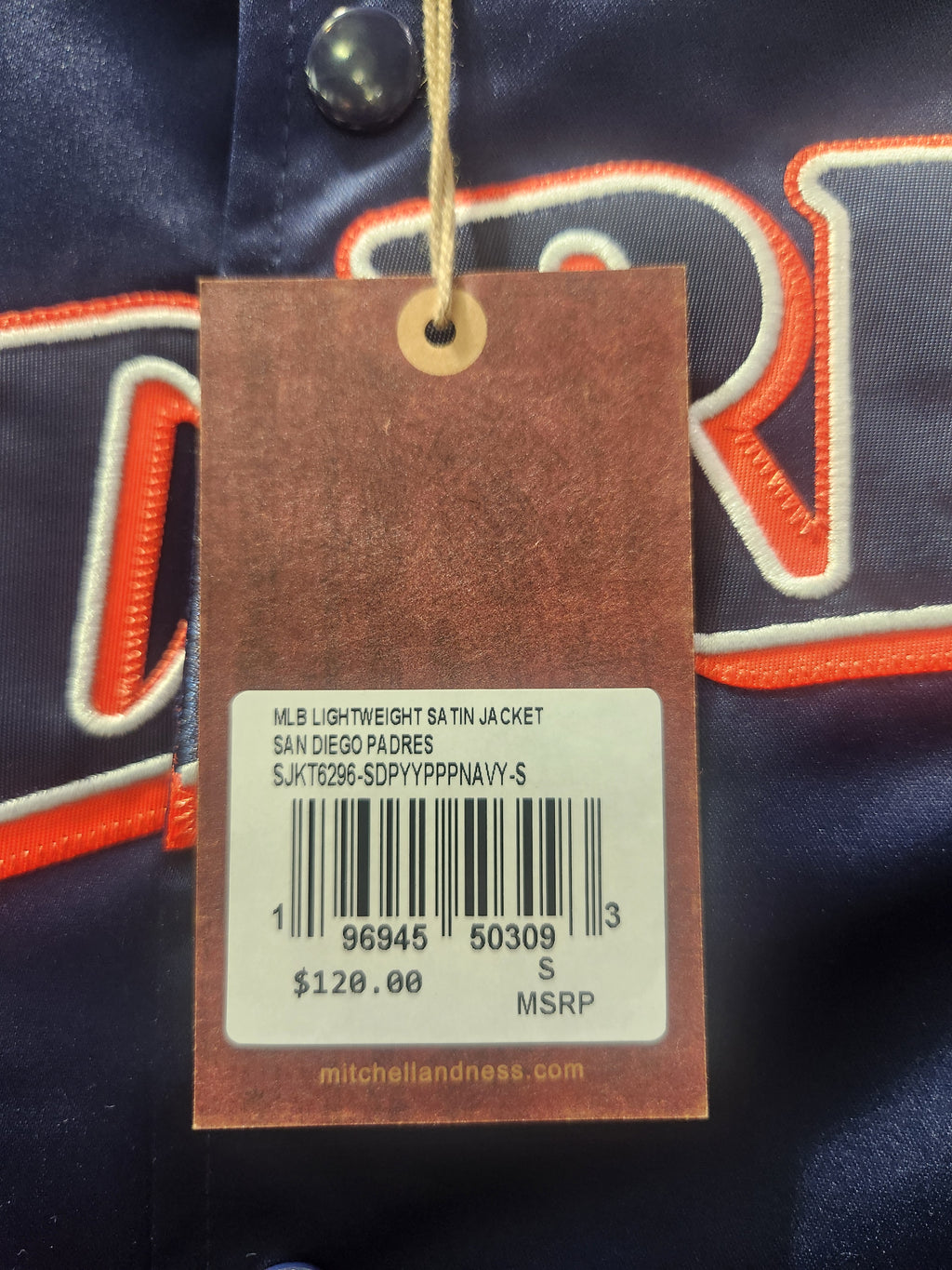 Padres Lightweight Satin Jacket