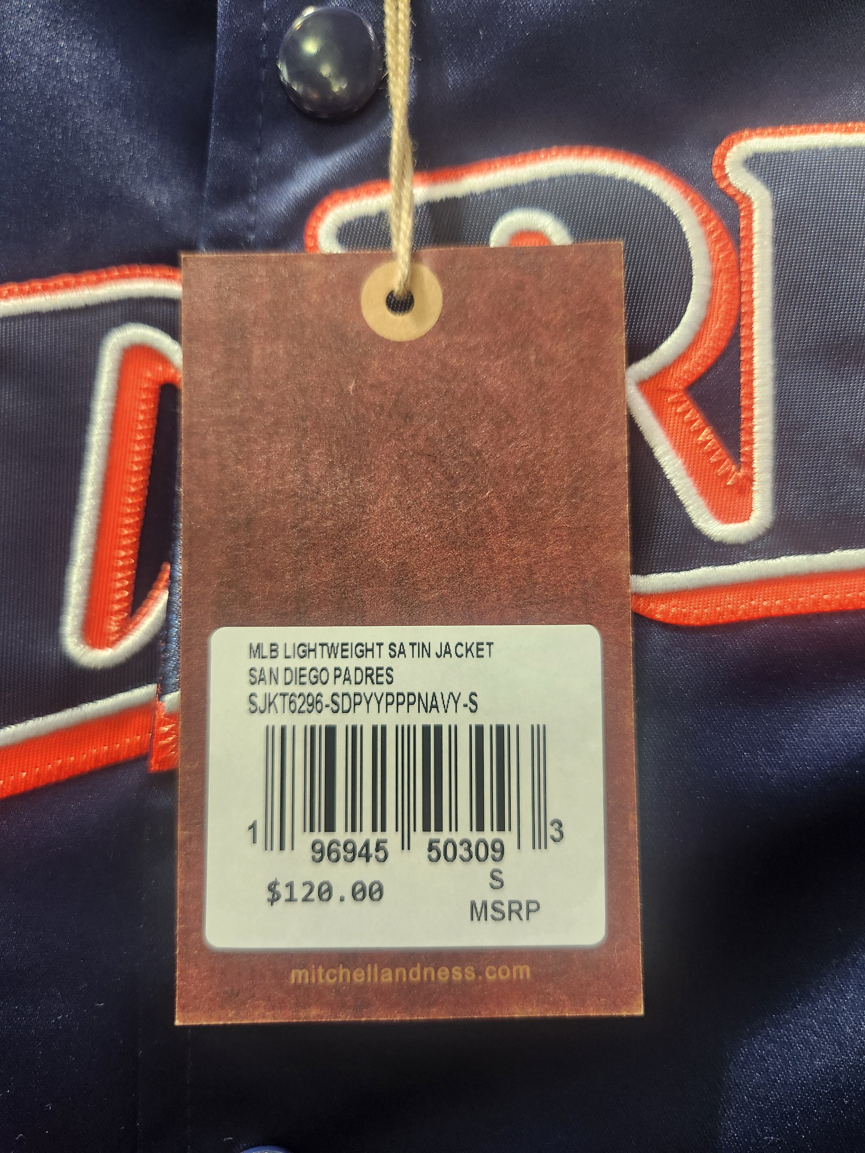 Padres Lightweight Satin Jacket