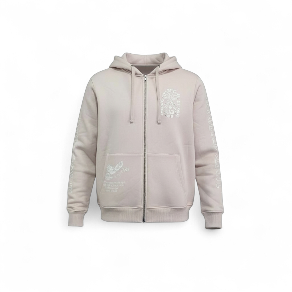 Highly Undrtd Above All Graphic Zip Up Hoodie