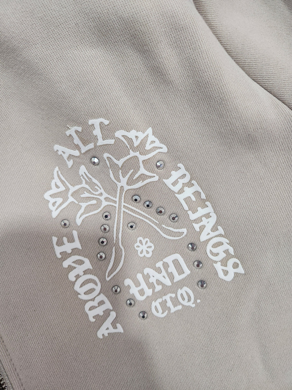 Highly Undrtd Above All Graphic Zip Up Hoodie