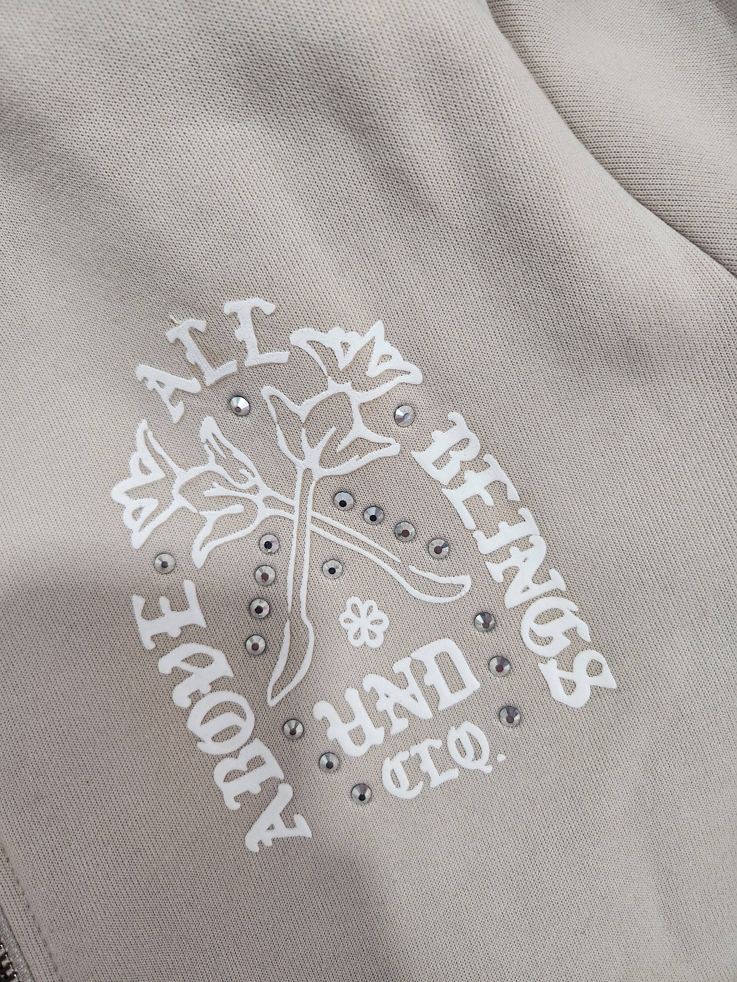 Highly Undrtd Above All Graphic Zip Up Hoodie