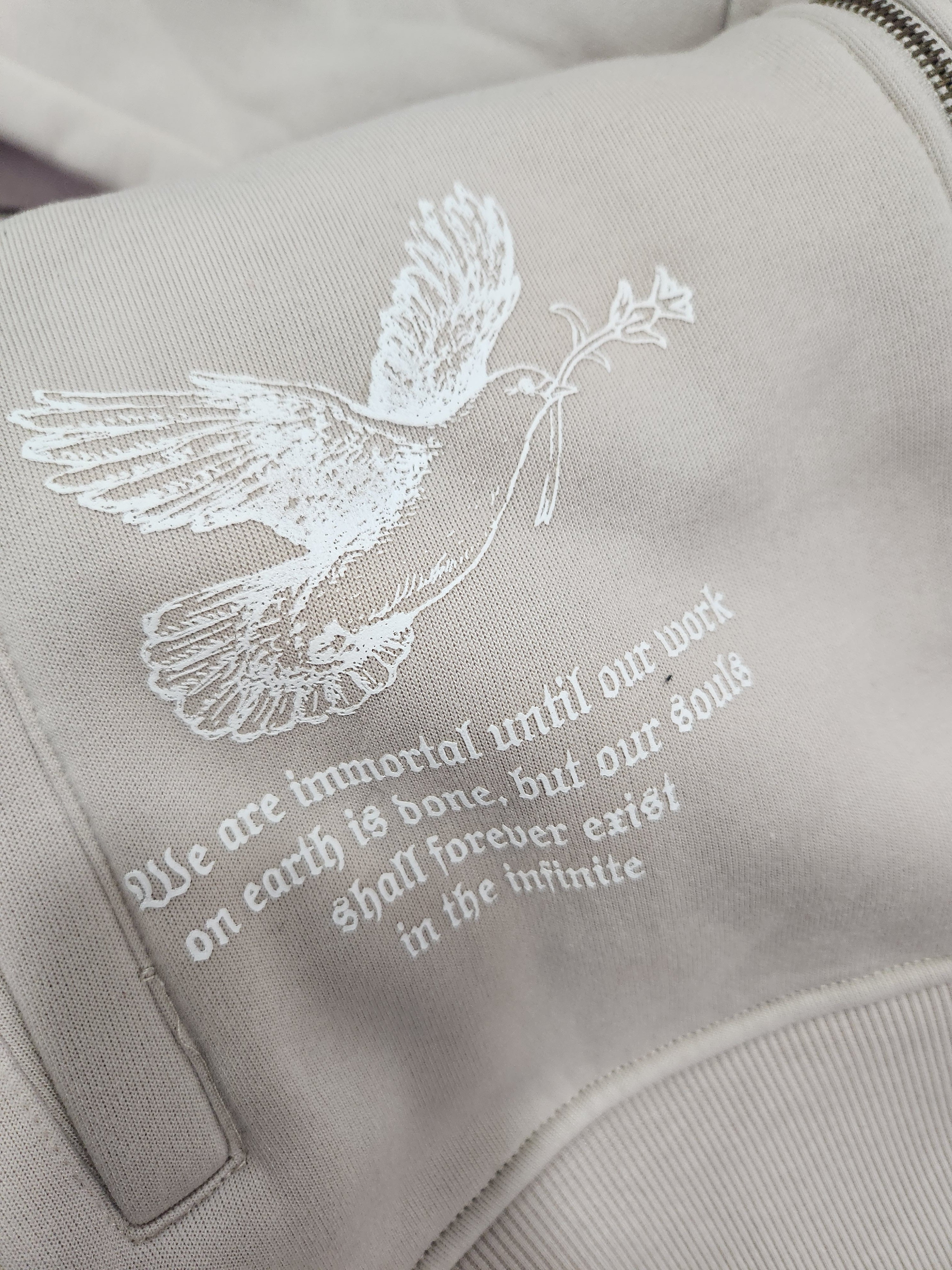 Highly Undrtd Above All Graphic Zip Up Hoodie