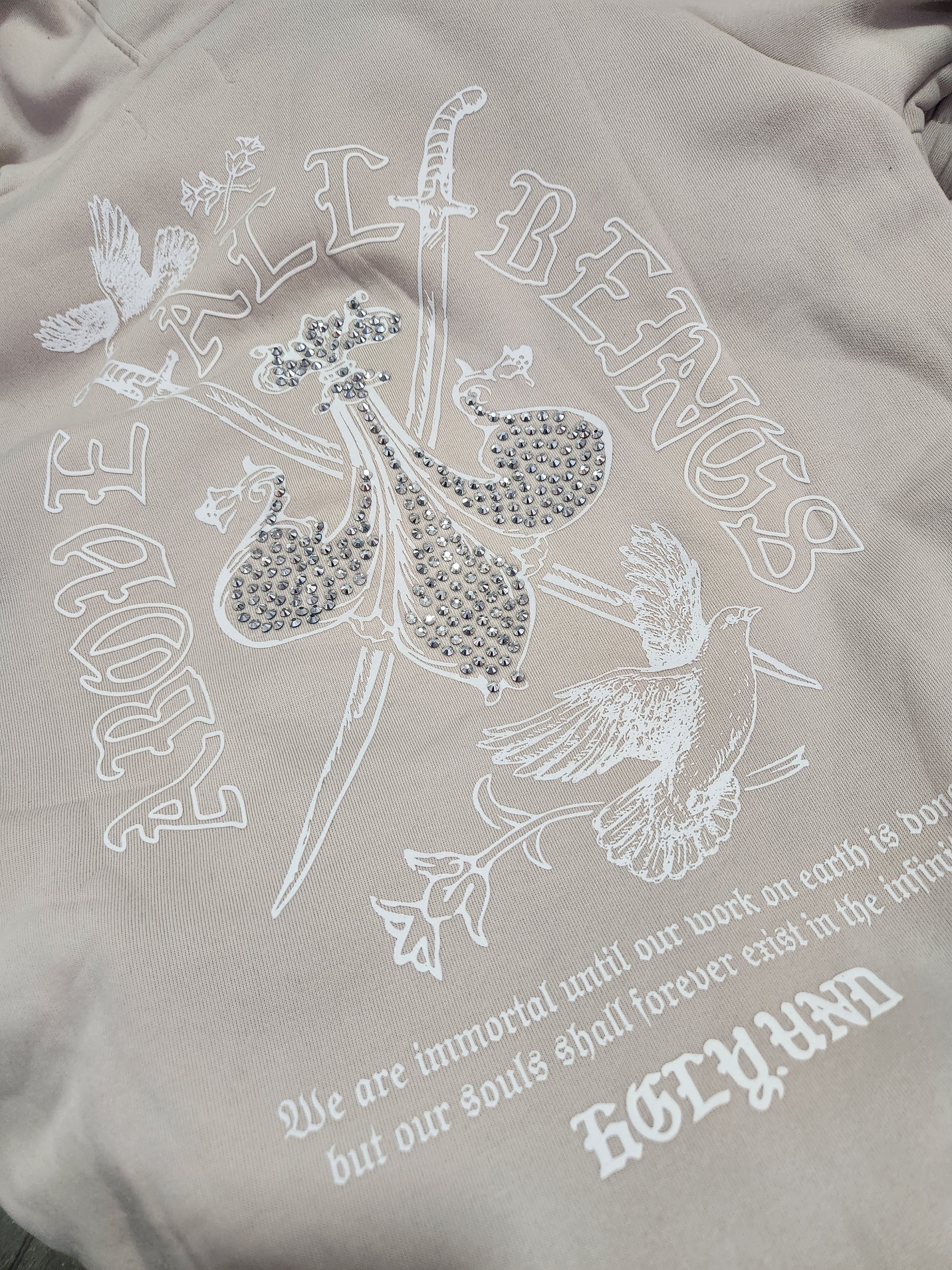 Highly Undrtd Above All Graphic Zip Up Hoodie