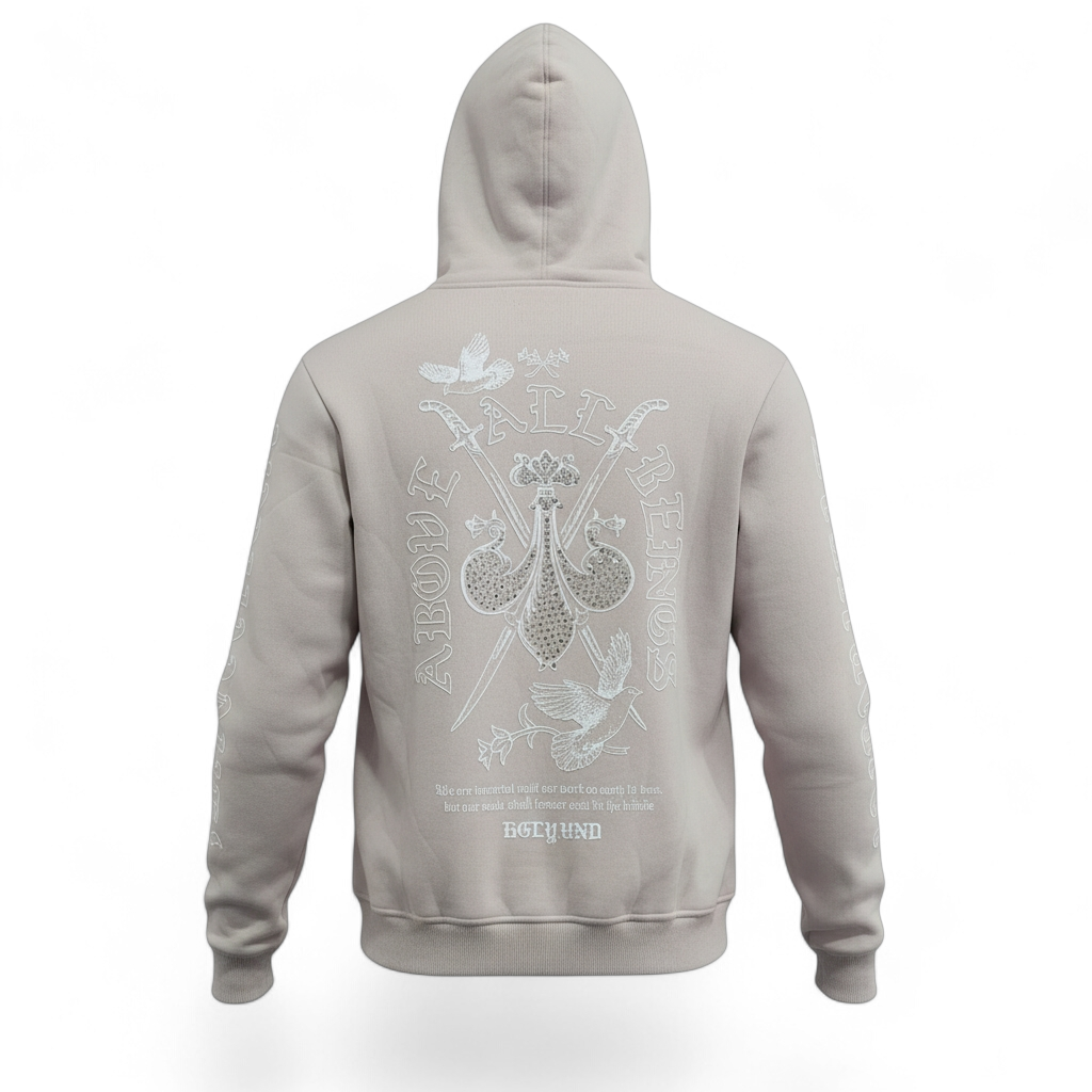 Highly Undrtd Above All Graphic Zip Up Hoodie