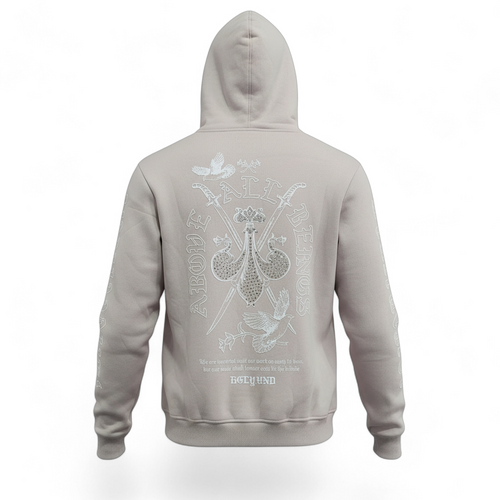 Highly Undrtd Above All Graphic Zip Up Hoodie
