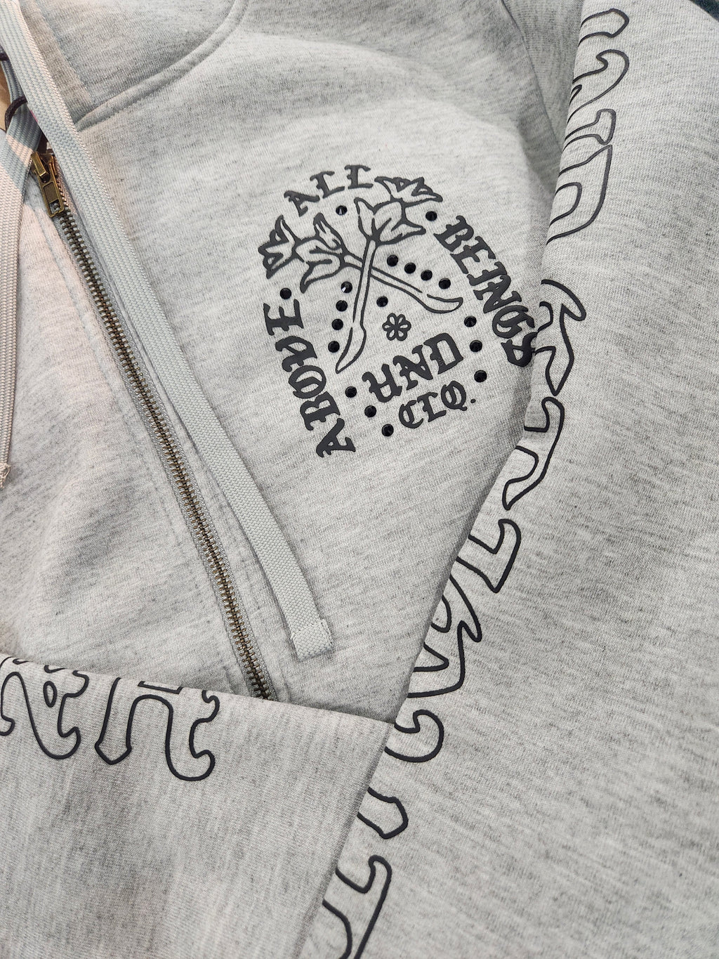 Highly Undrtd Above All Graphic Zip Up Hoodie