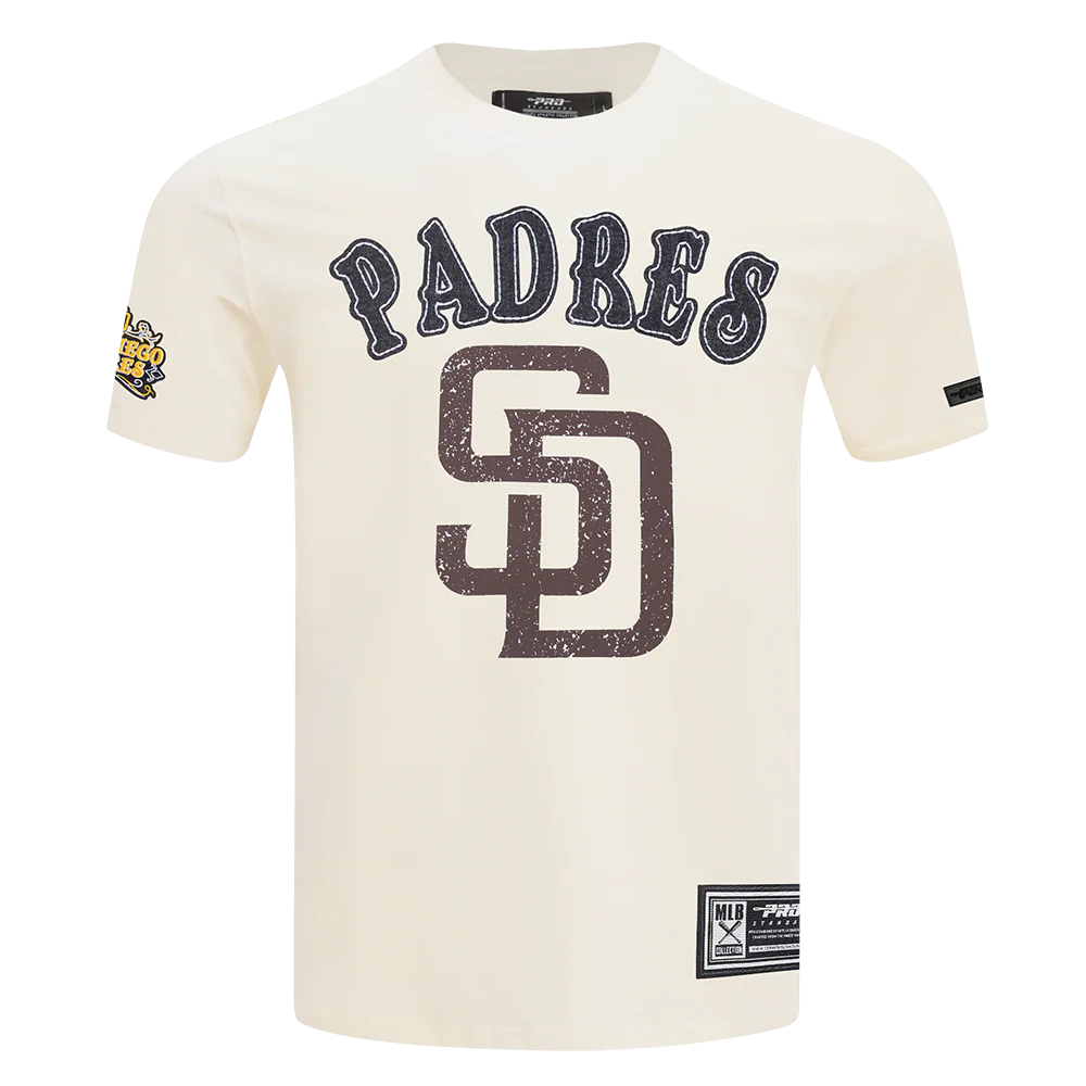 Padres Rebel Athletics Stacked Logo Men's T-Shirt