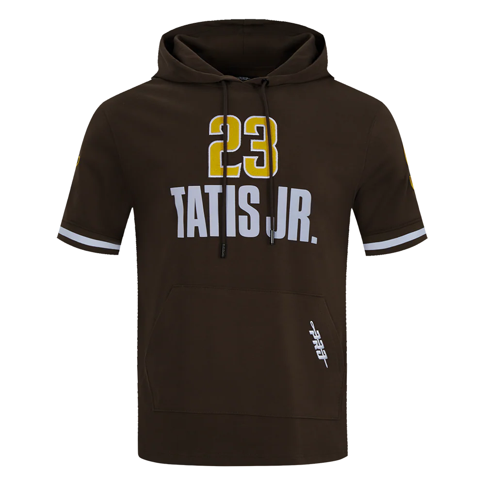 Padres Tatis Jr. #23 Classic Men's Short Sleeve Pullover Hoodie