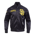 Padres Souvenir Men's Satin Jacket - Black