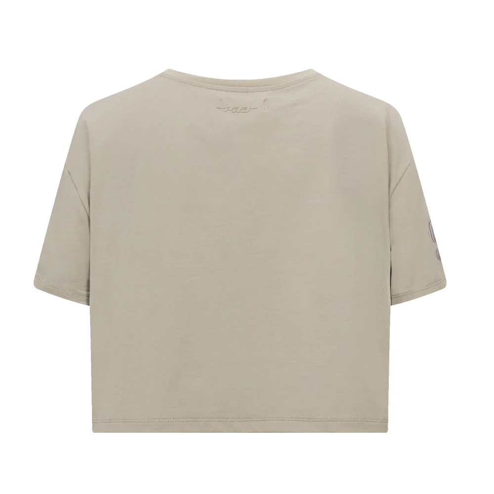Padres Neutral Women's Boxy Top - Taupe