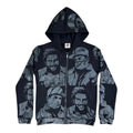 Asaali Black Monochrome Cartel Hoodie