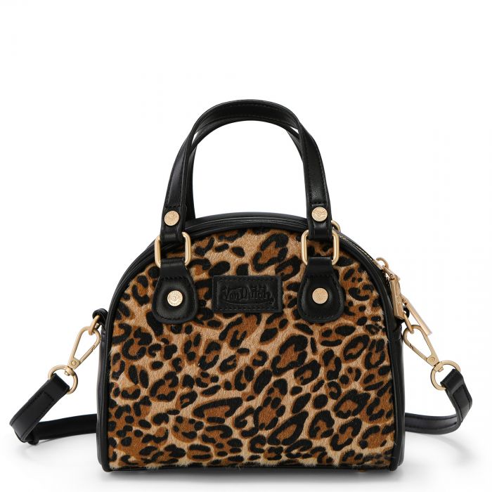 Von Dutch Classic Leopard Bowling Bag