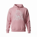 Pray for Us Virgin Mary Hoodie - Pink